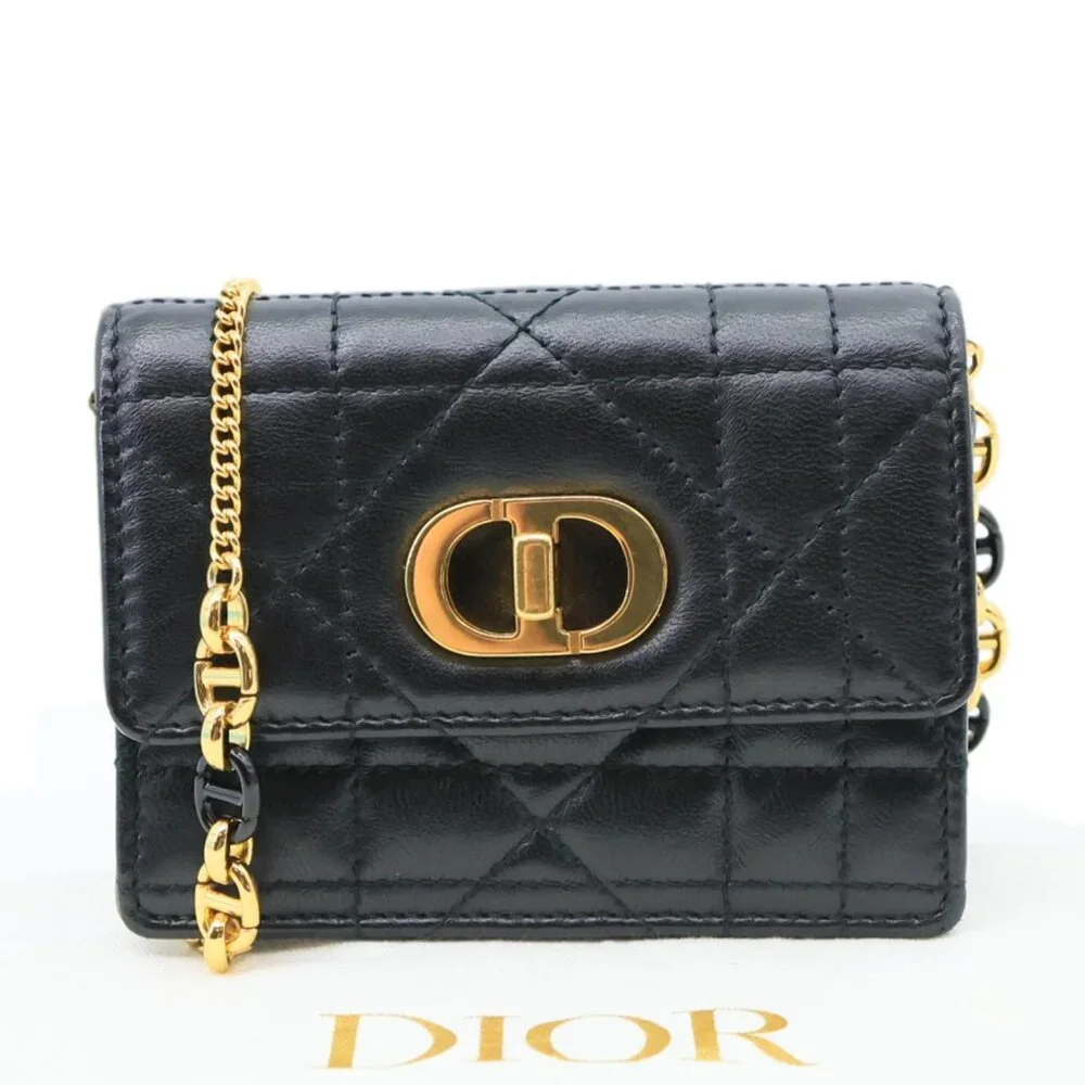 Christian Dior  Miss Caro Micro Cannage Lambskin Leather Crossbody Bag Black - Picture 3 of 13